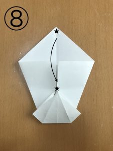 ディズニーキャラクター　オラフの折り紙8